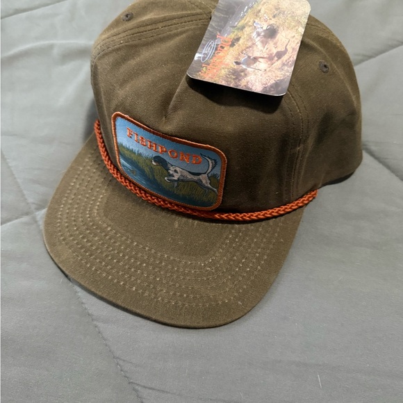 Fishpond Brown Cap with Orange Accents - Picture 2 of 4